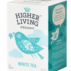 Ceai alb eco, 20 plicuri, Higher Living