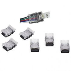Conector Clips Banda LED RGBW 12mm 5 Pini 5 Fire IP65 18E015 XXM foto