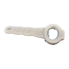 Desfacator pentru bere, alb, 15 cm