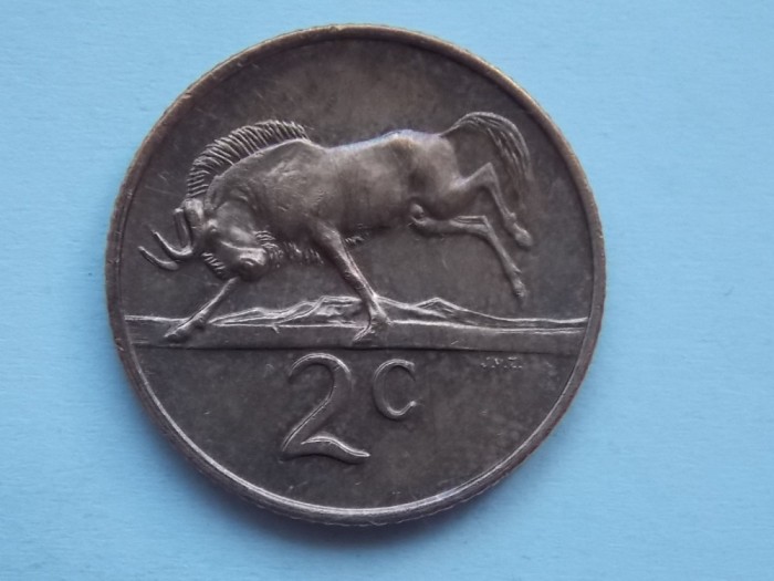 2 CENTS 1968 AFRICA DE SUD-COMEMORATIVA