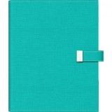 Agenda organizer A5 cu catarama turcoaz Elegance