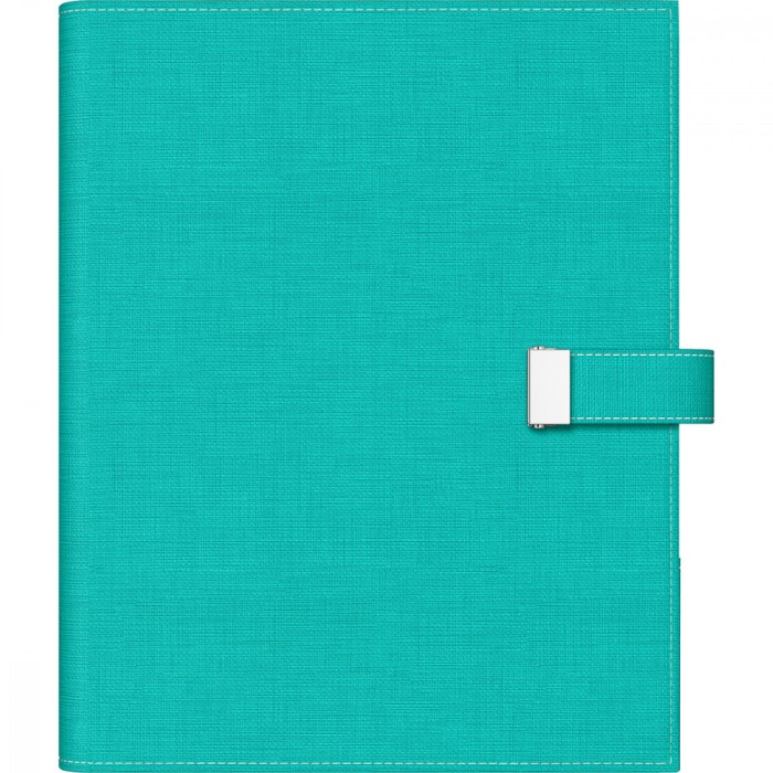 Agenda organizer A5 cu catarama turcoaz Elegance