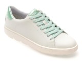 Cumpara ieftin Pantofi sport GEOX albi, D45WEA, din piele naturala