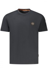 Napapijri Tricou barbati, cu logo pe maneca, Regular Fit, Negru (Marime: XL) foto