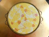 Platou vintage Germania, ceramica pictata manual , stare perfecta ,