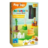 Puzzle 3D Mapology cu monumente din jurul lumii