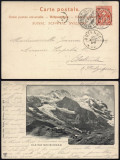 Switzerland 1902 Old postcard stationery Wengernalp to Oostende Belgium DB.286