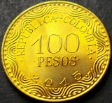 Cumpara ieftin Moneda 100 PESOS - COLUMBIA, anul 2015 *cod 1048 = UNC din FASIC BANCAR, America Centrala si de Sud