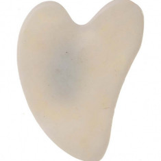 Danielle Beauty placă de masaj facial Gua Sha White Jade