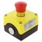 Casetă de comandă cu 1 buton cap ciupercă IP67