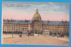 (FR9) CARTE POSTALA FRANTA - PARIS - HOTEL DES INVALIDES, ENTREE SUR L&amp;#039;ESPLANADE foto