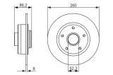 Disc frana Bosch 0986479684 Renault Clio IV, Grand Scenic III, Megane CC, Megane III
