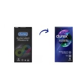 Prezervative Extended Pleasure, 6 bucati, Durex