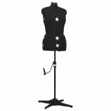 Forma pentru rochie femeie reglabila negru, dimensiune M 40-46 GartenMobel Dekor, vidaXL