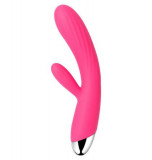 Vibrator Rabbit Svakom Angel Plum Red, 19 cm