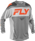 Tricou cross/atv Fly Racing F16 gri/portocaliu marime S