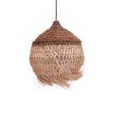 Cumpara ieftin Lustra Fiorine abaca culoare naturala 55x55x70+ cm
