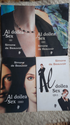 SIMONE DE BEAUVOIR - Al Doilea Sex - 4 Volume -2006 foto