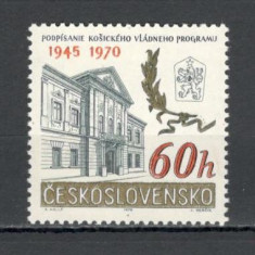 Cehoslovacia.1970 25 ani programul de guvernare de la Kosice XC.477