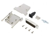 Conector D-Sub HD 44 pini tată drept aurit 11,5mm