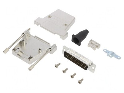 Conector D-Sub HD 44 pini tată drept aurit 11,5mm foto