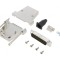 Conector D-Sub HD 44 pini tată drept aurit 11,5mm