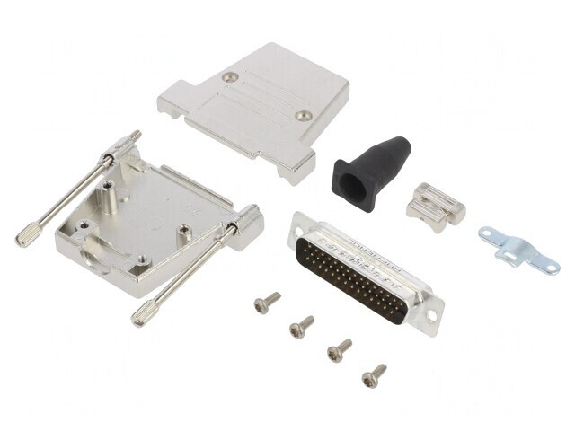 Conector D-Sub HD 44 pini tată drept aurit 11,5mm