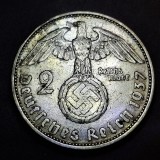 Germania Nazista 2 reichsmark 1937 A argint