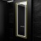 Oglinda LED Rectangulara, 45x140cm, Elena Senzor Radar Marcello, Sistem Dezaburire, Ceas &amp; Termometru, Dimabila, Dressing Couture ModernLight Concept