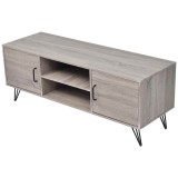 Cumpara ieftin Comoda TV, gri, 120x40x45 cm