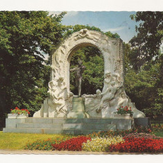 AT1 -Carte Postala-AUSTRIA-Viena, Johann Strauss Monument , circulata 1967