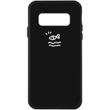Husa TPU OEM Frosted Little Fish pentru Samsung Galaxy S10e G970, Neagra