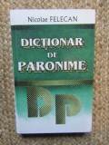 DICTIONAR DE PARONIME-NICOLAE FELECAN BUCURESTI 1996