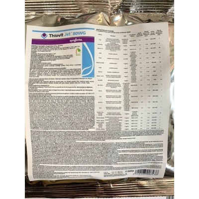 Thiovit Jet 300 gr, fungicid de contact pe baza de Sulf, Syngenta, fainare (ardei, cais, castraveti, orz, triticale, secara, dovleac, mar, morcov, nec foto