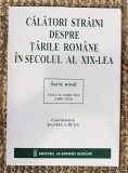 Calatori straini despre tarile romane in secolul al XIX-lea Addenda 1800-1878
