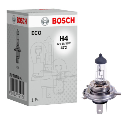 Bec Halogen H4 Bosch Eco, 12V, 60/55W foto