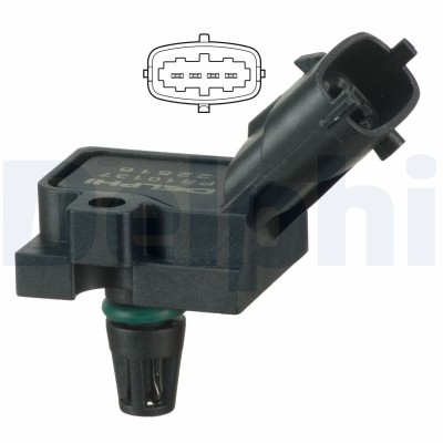 DELPHI PS10137 Senzor, presiune galerie admisie foto