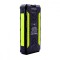 Power bank Baterie externa solara A+, Emeszon&reg;, 36000 mAh, Type C USB 3A, incarcare wireless, IP66, LED, Quick Charge 3.0, negru-verde