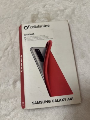 cellularline CHROMA&amp;nbsp;SAMSUNG GALAXY A41 case .Red foto