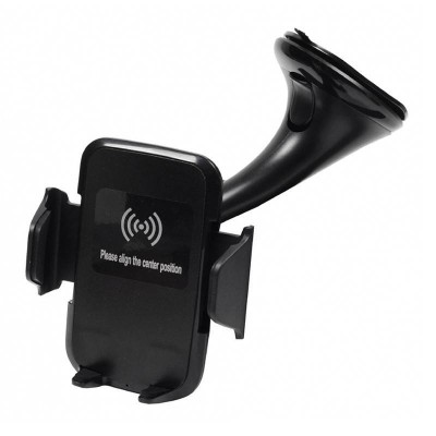 Suport auto cu functie de incarcare inductiva Qi foto