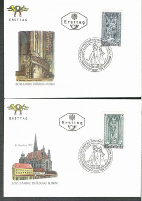 Austria &amp;Ouml;sterreich 1969 500 Jahre Diozese Wien FDC K.065 foto