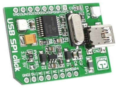 Placă prototip USB SPI, MCP2210 foto
