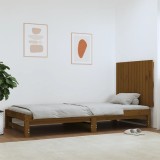 Cumpara ieftin Tăblie de pat pentru perete, maro miere, 82,5x3x60 cm