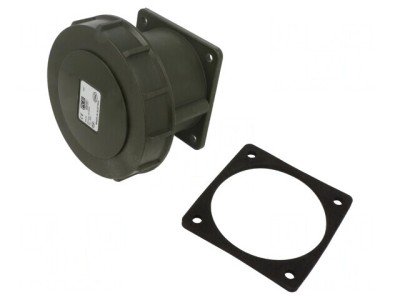 Conector alimentare AC trifazat soclu 32A 400V IP67 foto