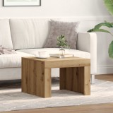 vidaXL Masă de cafea stejar artizanal 50 x 50 x 35 cm Lemn compozit