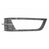 Grila bara fata Skoda Octavia (5e), 01.2013-05.2017, parte montare partea stanga, cu gaura proiector, 69C127-1, Aftermarket