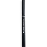 Creion pentru sprancene Relove Power Brow Pencil Granite, 0.3g, Makeup Revolution