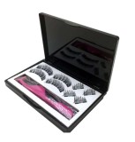 Gene False Magnetice 3D Profesionale, 8 Piese, Aplicator, Reutilizabile, Vegan, Cruelty-Free, Fara Adeziv