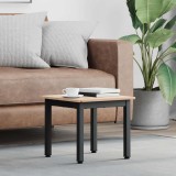 vidaXL Masă de cafea natural 40 x 40 x 36 cm Lemn de pin masiv 892753