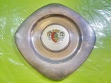 D226-Aplica AUGSBURG Germania Wolff placata cu argint fin. Diametrul 18 cm.